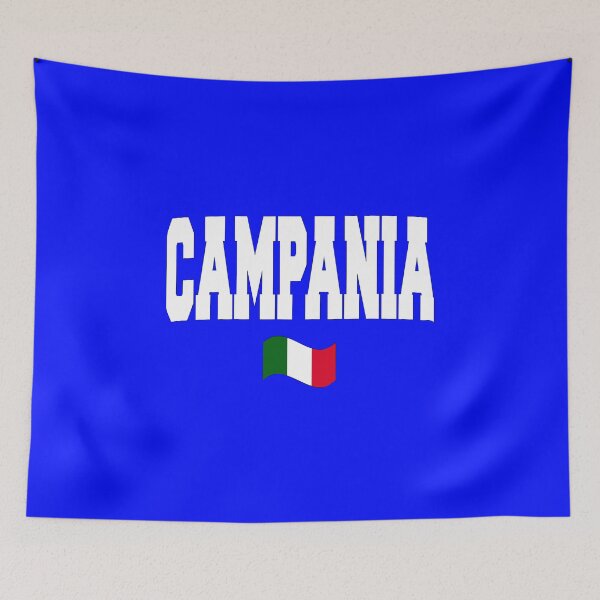 Artikelvorschau, Kampanien mit Italien Flagge entworfen und verkauft von AllShirts21.