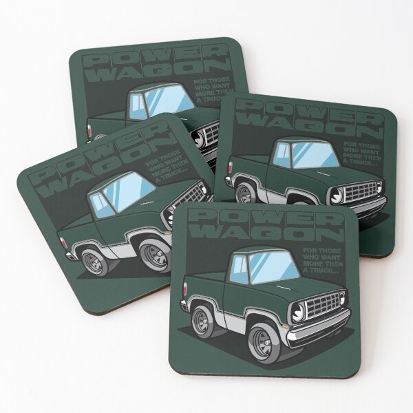 Item preview, Dark Green Iridescent - Power Wagon (White Base) designed and sold by Justin Ellis.