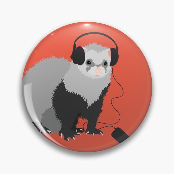 Item preview, Funny Musical Ferret designed and sold by Boriana Giormova.