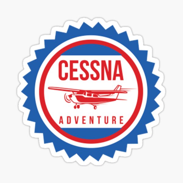 Cessna Abenteuer Sticker
