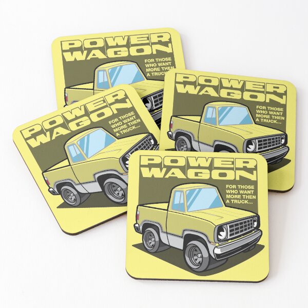 Item preview, Bright Yellow - Power Wagon (White Base) designed and sold by Justin Ellis.