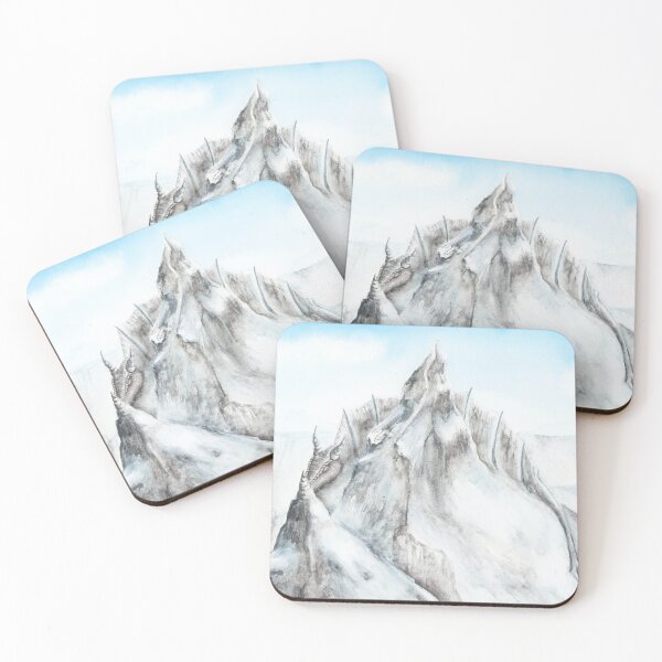 Item preview, Mountain Dragon illustration - Frozen for eternity  designed and sold by EylianaPainting.