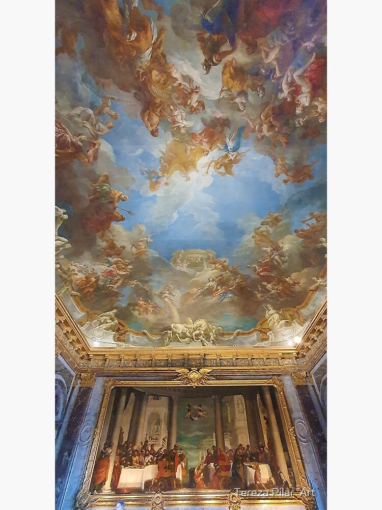 Versailles Ceiling Paintings Poster By Terezadelpilar Redbubble   Flat,750x,075,f Pad,750x1000,f8f8f8 