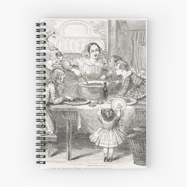 Item preview, Victorian Christmas Pudding Making 1848 designed and sold by artfromthepast.