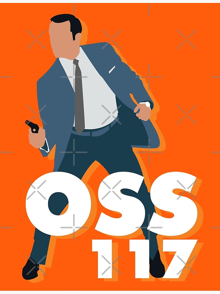 "OSS 117" Framed Art Print by Soronelite | Redbubble