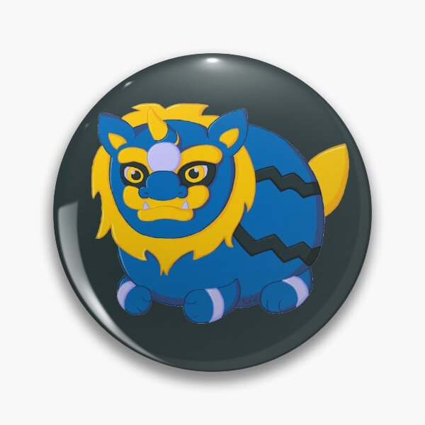 Item preview, Chinese Guardian Lion - Blue designed and sold by suz-cat.