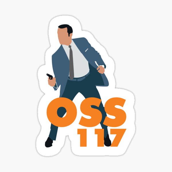 OSS 117 Sticker