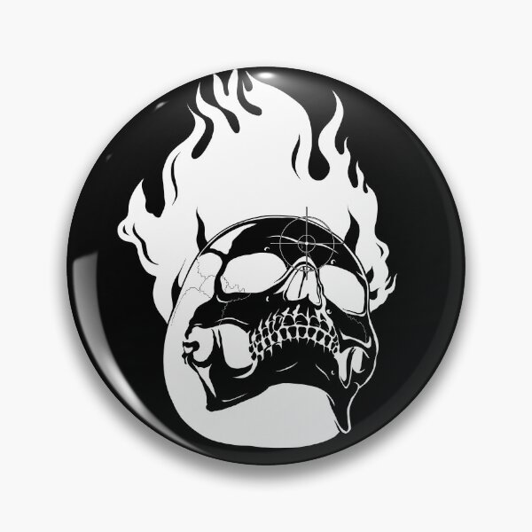 Item preview, Flaming Skull [Black] designed and sold by Candycandy362.