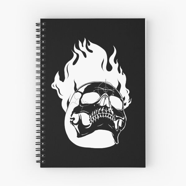 Item preview, Flaming Skull [Black] designed and sold by Candycandy362.