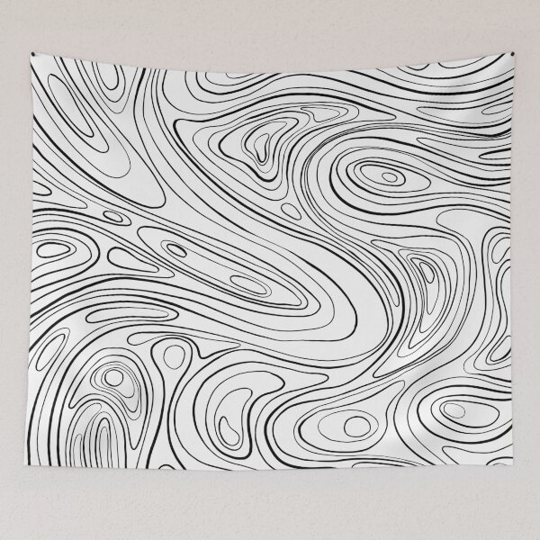 Item preview, psychedelic fluid pattern designed and sold by pavaniglia.