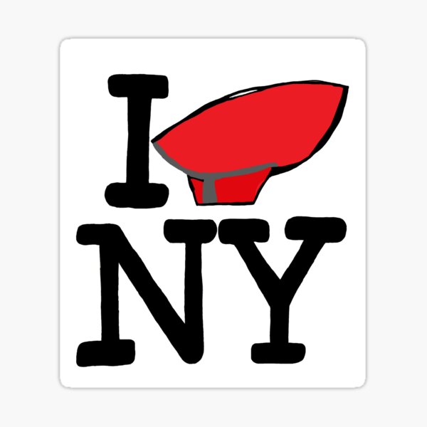 I EGG NEW YORK T-shirt and Art Sticker