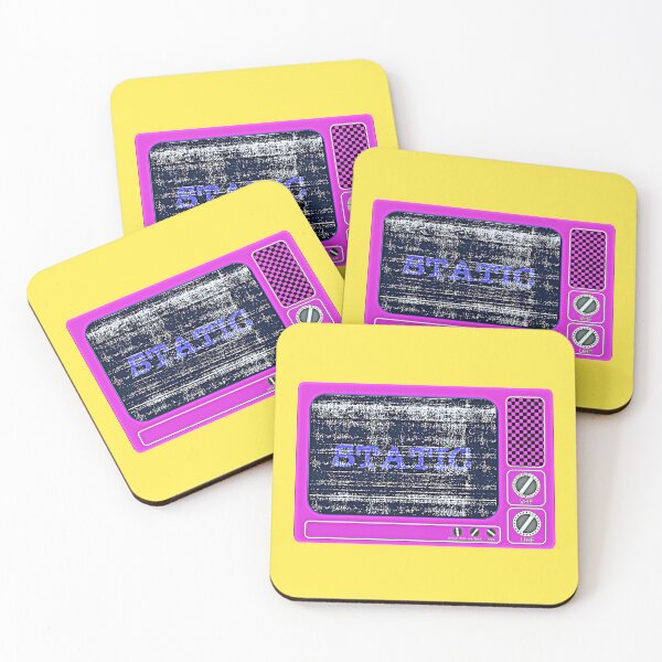 Item preview, Vintage Pink TV Set with Static  designed and sold by radiogalaxy.