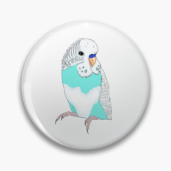 Artikelvorschau, Männlicher blau gescheckter Wellensittich entworfen und verkauft von PeppyParrot.