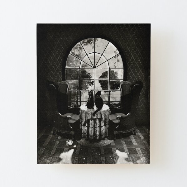 Room Skull Wood Mounted Print