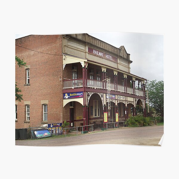 "Ravenswood Pub, Ravenswood, Queensland, Australia" Poster von myhobby