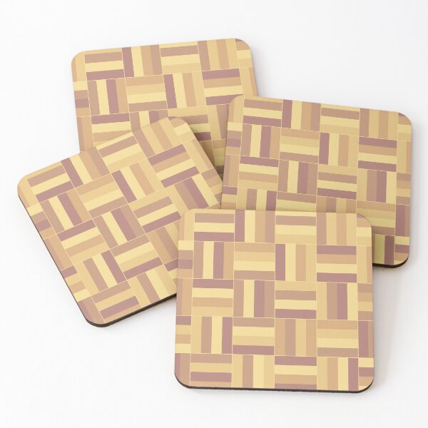 Item preview, Gold Basketweave Pattern designed and sold by HomeLivingCo.
