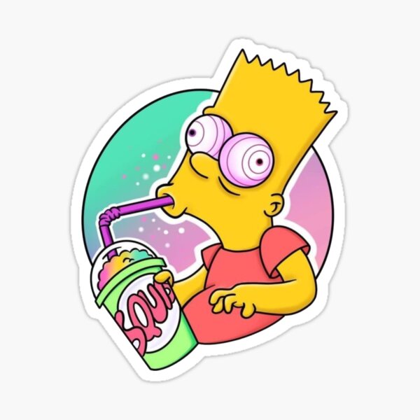 Bart Sticker by A B.