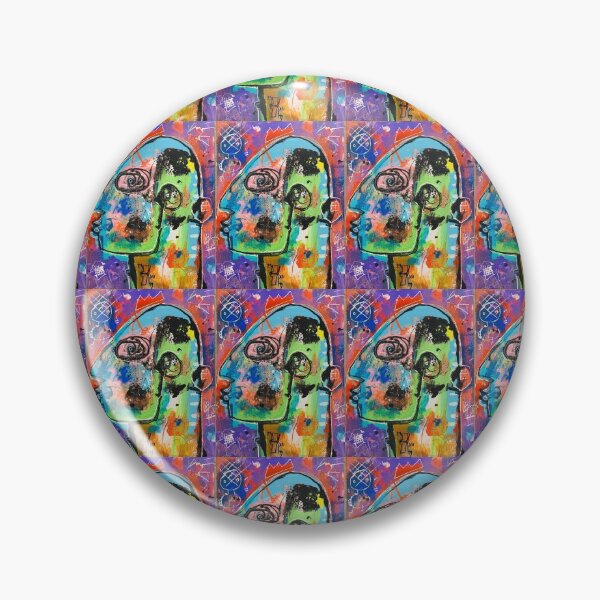 Item preview, Neo-expressionism, art brut, spontaneous art, black and Colors, free figuration designed and sold by dugardeyn.