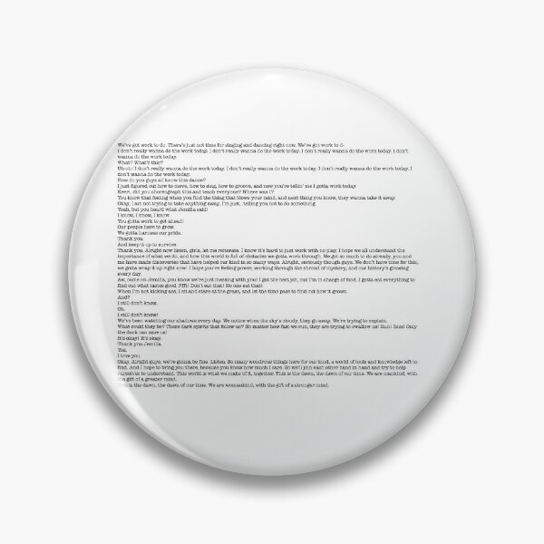 Item preview, We Got Work to Do Lyrics designed and sold by thewitchempress.