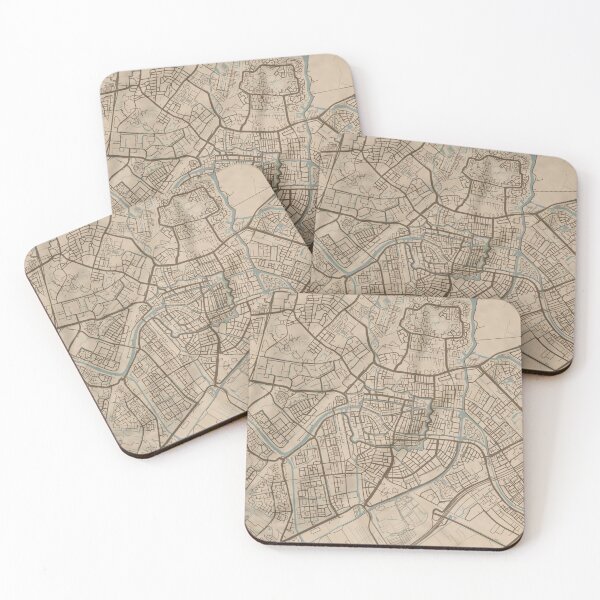 Item preview, Leiden Sepia Map designed and sold by CPTVDesign.
