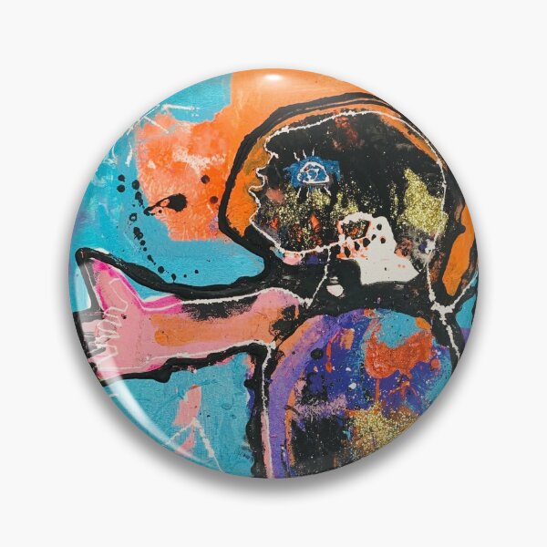 Item preview, Neo-expressionism, art brut, spontaneous art, black and Colors, free figuration designed and sold by dugardeyn.