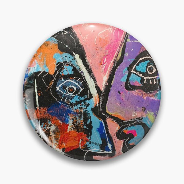 Item preview, Born-expressionism, art brut, spontaneous art, black and Colors, free figuration designed and sold by dugardeyn.