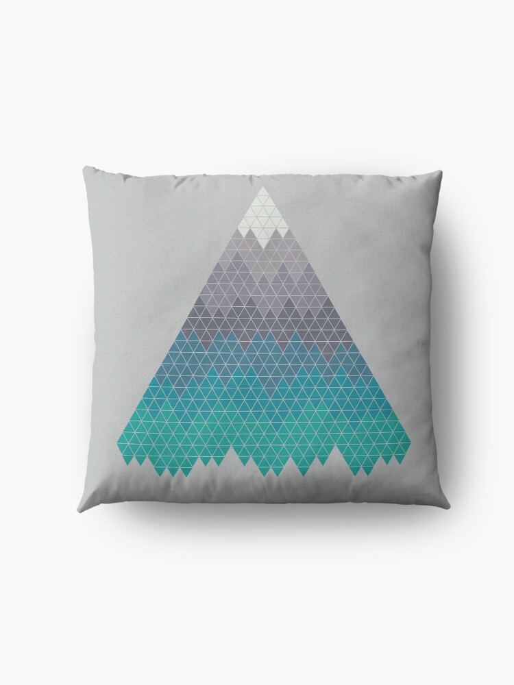 Alternate view of Many Mountains Floor Pillow