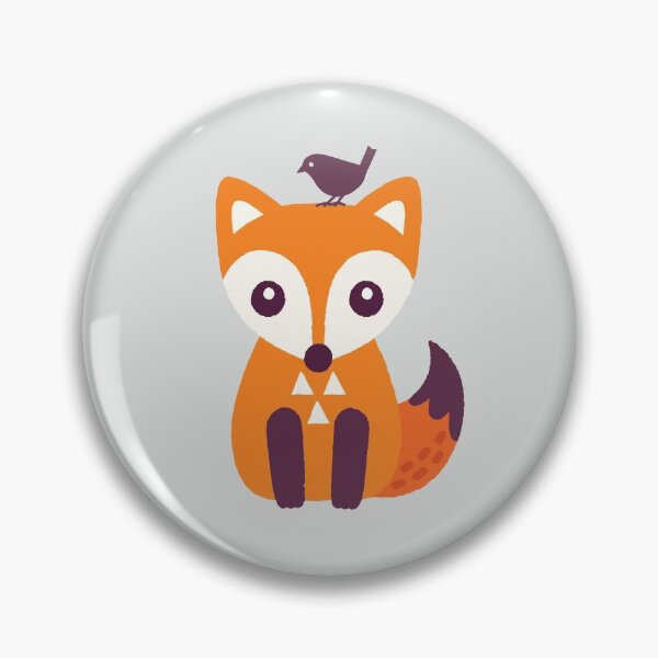 Item preview, Fox in the Forest on Gray designed and sold by Daisy Beatrice.