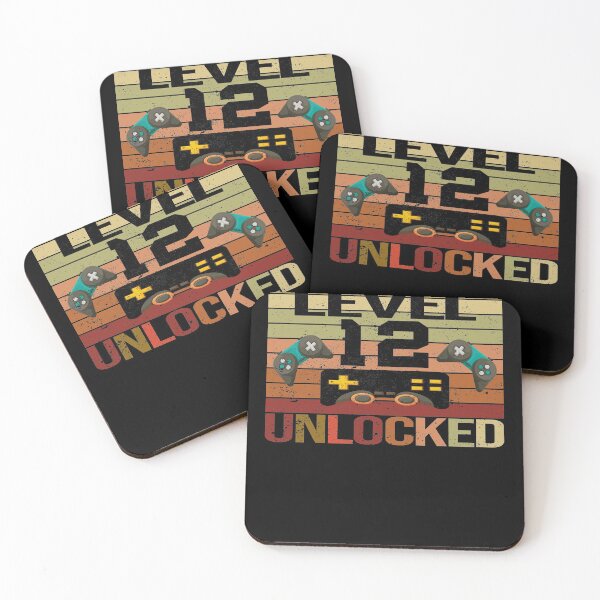 Item preview, Gamer Level Up 12 Years Gift Kids designed and sold by AxzoGerman.