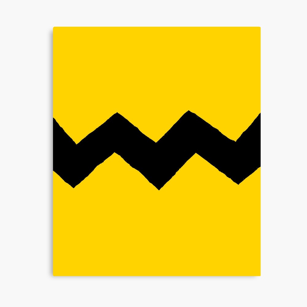 Charlie Brown zig-zag Yellow Shirt 