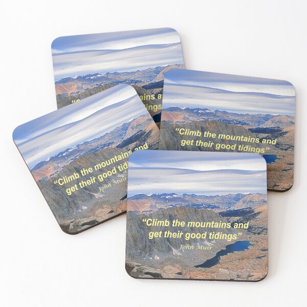 Item preview, Climb The Mountains - John Muir Quote designed and sold by My Photo Shop.
