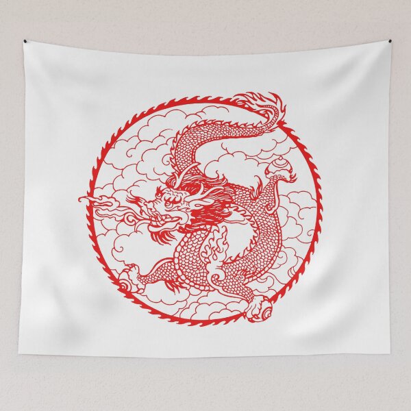 Item preview, Chinese dragon, dragon art, symbol, animal, fantasy designed and sold by tribesymbols.