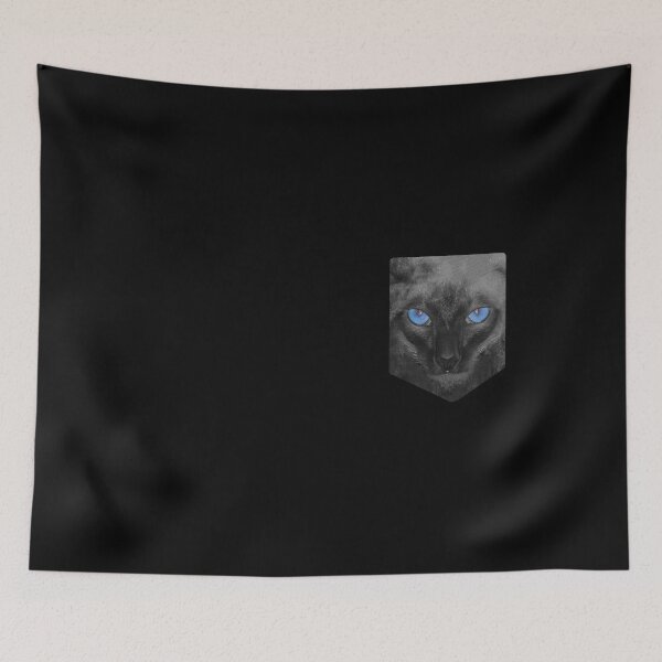 Item preview, Siamese Cat Pocket Shirt designed and sold by flippinsg.