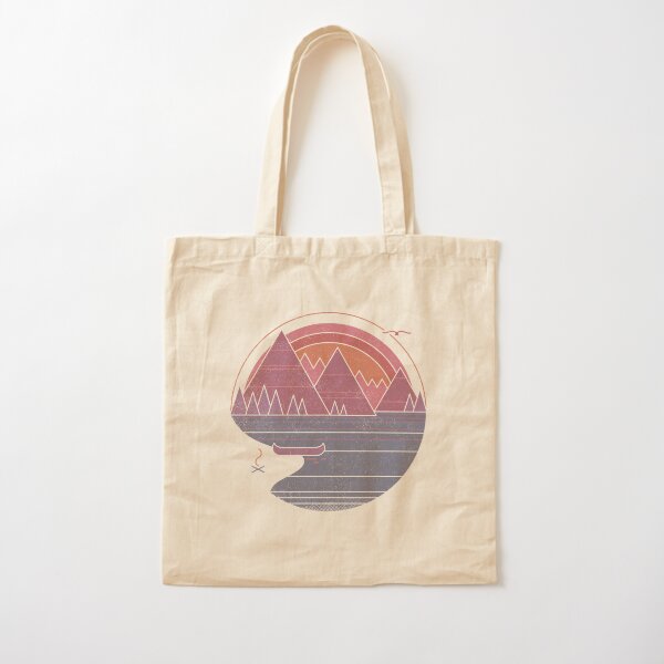The Mountains Are Calling Cotton Tote Bag