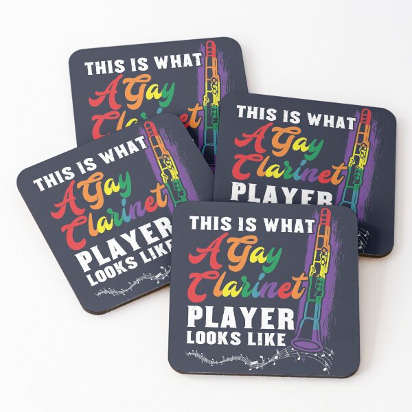 Item preview, Gay Pride Clarinet Player Instrumentalist designed and sold by Bricke.