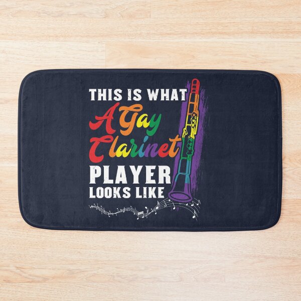 Item preview, Gay Pride Clarinet Player Instrumentalist designed and sold by Bricke.