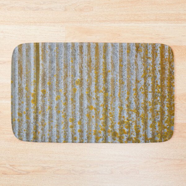 Item preview, Corrugated iron sheeting with yellow growth pattern designed and sold by bartlehalpin.