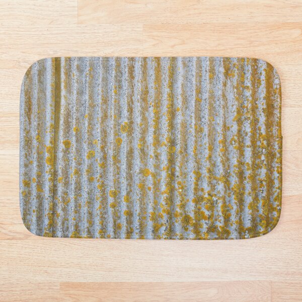Item preview, Láminas de hierro corrugado con patrón de crecimiento amarillo. designed and sold by bartlehalpin.