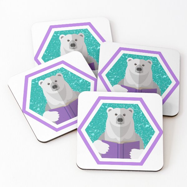 Item preview, Reading Polar Bear designed and sold by ArtfulFreddy.