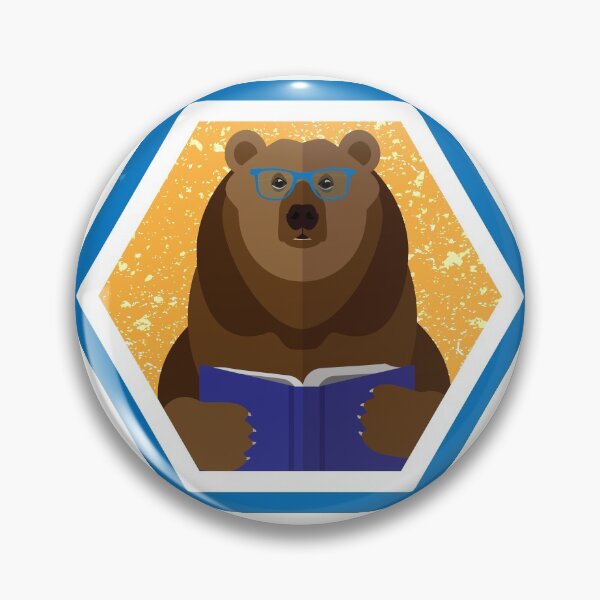 Item preview, Reading Grizzly Bear designed and sold by ArtfulFreddy.