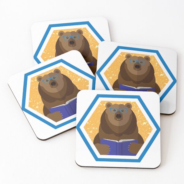 Item preview, Reading Grizzly Bear designed and sold by ArtfulFreddy.
