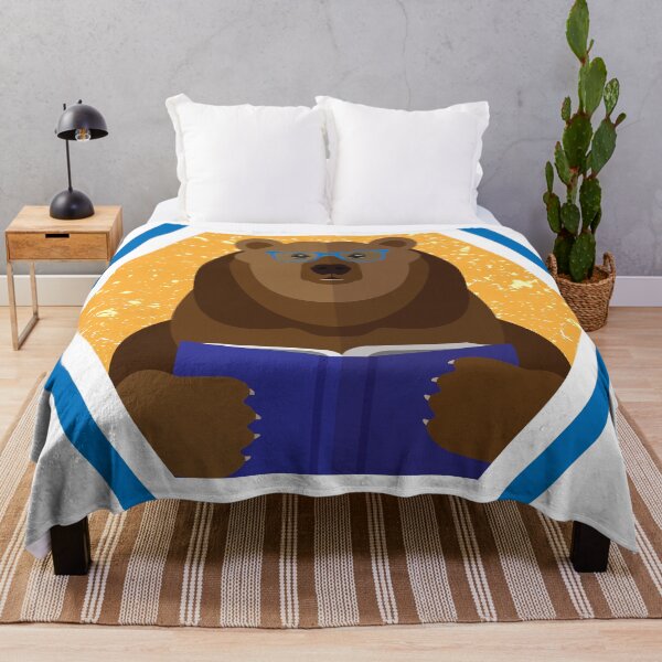 Item preview, Reading Grizzly Bear designed and sold by ArtfulFreddy.