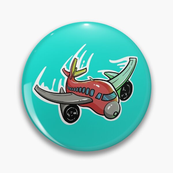 Plane Crazy Pins And Buttons Redbubble - how to make a drone in plane crazy roblox best photos