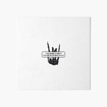 Punk Rock Art Board Print