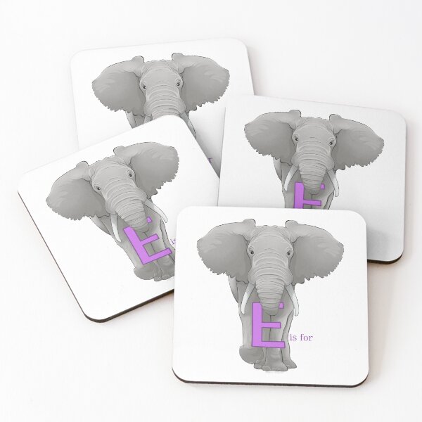 Item preview, E is for Elephant designed and sold by Angele Gougeon.
