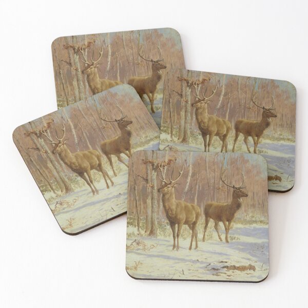 Item preview, Rosa Bonheur - Stags in a Winter Landscape designed and sold by Rehs.