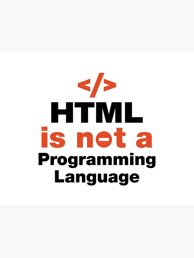 Is HTML a Programming Language?