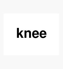 knee Photographic Print