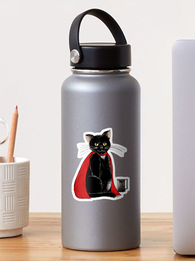 Thumbnail 1 of 3, Sticker, Karadoc the cat designed and sold by studinano.