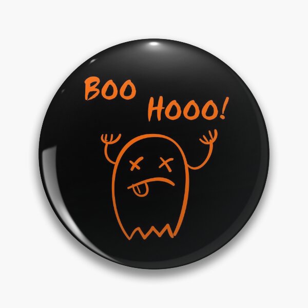 Item preview, Boo Hooo Halloween Ghost Dark Monotone designed and sold by TinyStarAmerica.